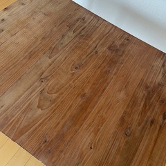 無垢ダイニングテーブル(DIY)の画像