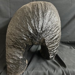 特大 木彫り熊 (全長約65cm) アイヌ 民藝/昭和レトロ 当時物の画像