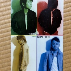 ポルノグラフィティ 初期グッズ 下敷き　カード 2枚セット（レア）の画像