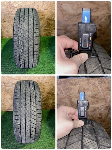 ブリヂストン BLIZZAK VRX3 215/60R17 4本 2021年製 残溝7.7〜8.5mm 中古スタッドレス