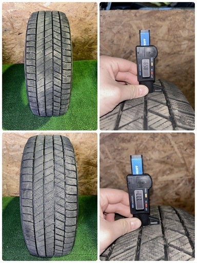 ブリヂストン BLIZZAK VRX3 215/60R17 4本 2021年製 残溝7.7〜8.5mm 中古スタッドレス