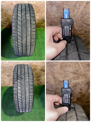 ブリヂストン BLIZZAK VRX3 195/65R15 4本 2021年製 残溝7〜8mm 中古スタッドレス