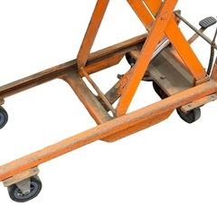 ◯動作品 スギヤス ハンドリフター 足踏みペダル式 リフトテーブル 昇降台車 油圧 150kg ビシャモン Bishamon BX15 中古品 ジモティ姫路の画像