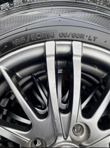 ダンロップ、ウィンターマックス  155/80R14