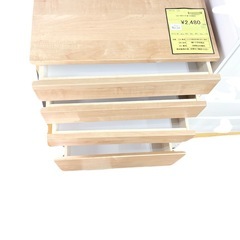 【ドリーム池田店】△アウトレット品△木製　四段チェスト【99680000040486】の画像