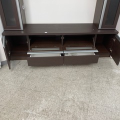 【軽トラック無料貸出！】テレビボード　4枚扉　引き出し付の画像