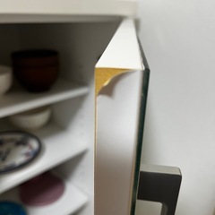 【引越しのため】白 収納棚    キッチン・食器棚にの画像