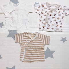 短肌着 5枚 セット 新生児 肌着 出産準備の画像