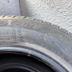 スタッドレスタイヤ ミシュラン　X-ICE 215/65R16 4本セット！の画像