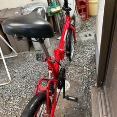 折りたたみ自転車の画像