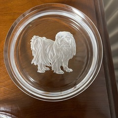 犬の彫刻クリスタル器3セット
の画像
