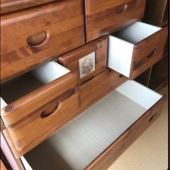 【お譲り先決定】洋服ダンス　収納家具の画像