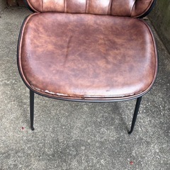 ダイニングチェア　２脚セット　ブラウン　ヨーロッパ家具の画像