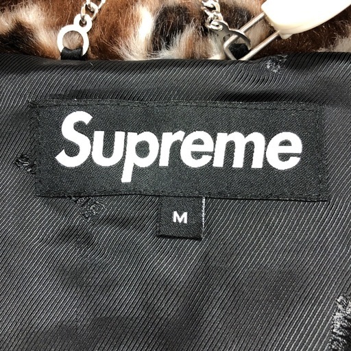 ジモティー割引有★【ジャングルジャングル岸和田店】SUPREME ジャケット Bandama Faux Fur Bomber Jacket　Mサイズ 南大阪 岸和田市 貝塚市 泉佐野市 和泉市 忠岡町 熊取町