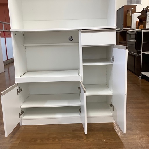 ニトリ 3枚扉レンジボード フォルムS【トレファク 川越店】