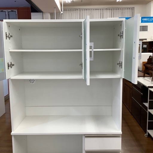 ニトリ 3枚扉レンジボード フォルムS【トレファク 川越店】