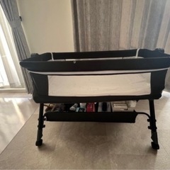 可動式ベビーベッド 収納スペース付きの画像