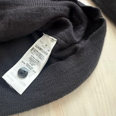 カーディガン　無印良品　薄手の画像