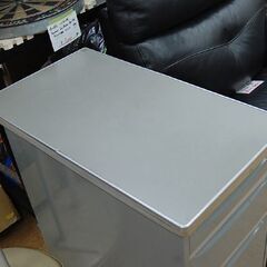 PLUS 事務机用 袖机 幅41×奥73×高74.5cm グレー系 引き出し収納 プラス  札幌市 清田区 平岡の画像