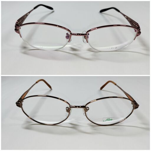 アウトレット 新品メガネフレーム4本セットまとめ売り(男性2本u0026