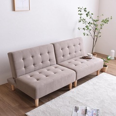 決定　2人掛け　ソファーベッド　4way  美品の画像