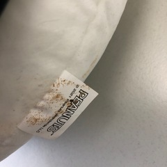 SNOOPY 顔のクッション　汚れあり　no.2682の画像