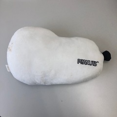 SNOOPY 顔のクッション　汚れあり　no.2682の画像