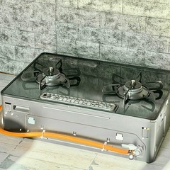 2023年製 パロマ『グランドシェフ』LPガステーブル最上位機種の画像