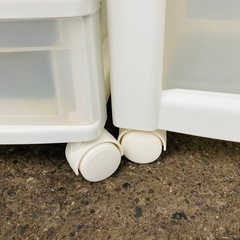 収納ケース　3つまとめ　キャスター付収納ボックス　引き出し収納　クローゼット　衣装ケースの画像