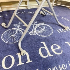 ◆ ニトリ キャスター付き 昇降式テーブル ◆ 折りたたみ式  高さ調整 リフティング コンパクトの画像