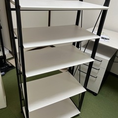 ニトリ、デスクワゴンセット（サーヤ）＋シェルフ（サーヤ2）の画像