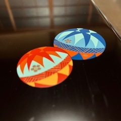 【新品未使用】プラ漆器の小さな文箱 手毬柄手まり 硯箱 収納 箱付き 小物収納の画像