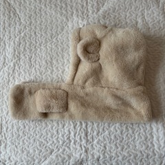 くま　もこもこ帽子　ベビーの画像