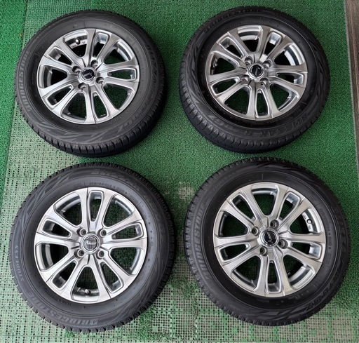 BRIDGESTONE タイヤホイールセット 175/65R14 PCD100 4穴 2016年式