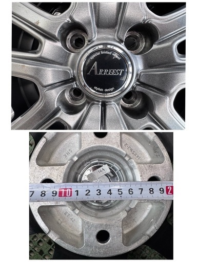 BRIDGESTONE タイヤホイールセット 175/65R14 PCD100 4穴 2016年式 BRIDGESTONE タイヤホイールセット 175/65R14 PCD100 4穴 2016年式