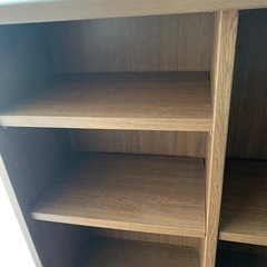 【受け渡し予定者決まりました】差し上げます！収納棚 本棚
　棚の画像