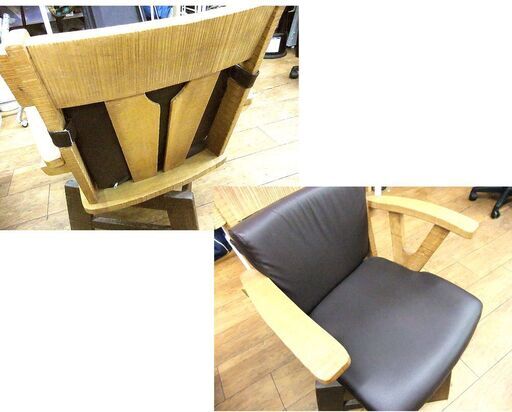 6人掛け 大型ダイニングテーブルセット 回転イス6脚 テーブル 200cm×90cm 中古 札幌市厚別区 厚別店 6人掛け 大型ダイニングテーブルセット 回転イス6脚 テーブル 200cm