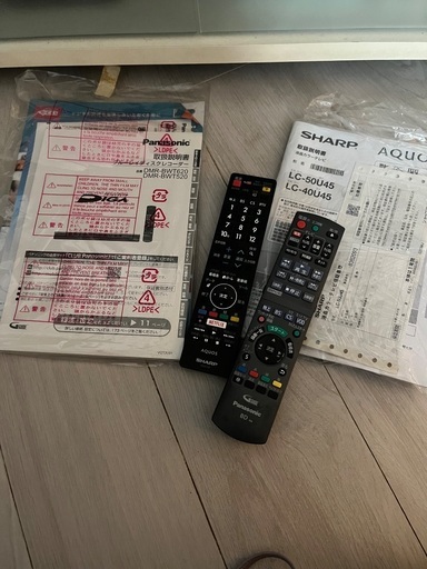 (説明文必読！)50インチテレビとブルーレイレコーダー