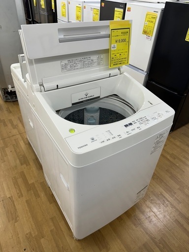 【ドリーム川西店御来店限定】☆ジモティー見たよ♪割引☆東芝　10kg洗濯機　AW-10SDE7  2019年製／クリーニング済み【2125560000038680】
