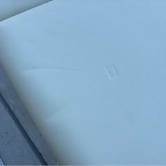 SEVEN BEAUTY セブンビューティー 折りたたみ マッサージベッド V-004 オフホワイト エステベッド 施術ベッド mw1021の画像