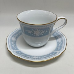 ☆ドリーム荒牧店☆ジモティー割引有☆ Noritake/レースウッドゴールド/カップ&ソーサー/ペアの画像