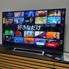 【超美品】東芝　REGZA 49v型タイムシフト搭載4K液晶過去6番組録画可能の画像