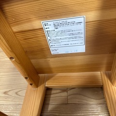 キッズテーブル、チェアセットの画像