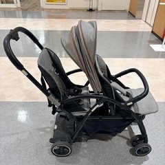 2人乗りベビーカー　の画像