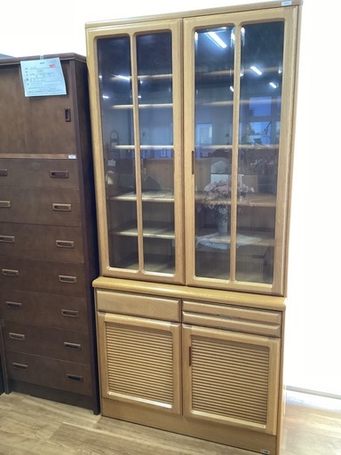 食器棚【町田市再生家具】252863 (ショップまちエコ ) 町田の収納家具 
