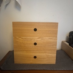 【3個セット】無印良品 木製小物収納１段の画像