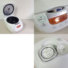 ヤマダ 5.5合炊き マイコンジャー炊飯器 2019年製 YEC-M10D1 ホワイト ☆ 札幌市 北区 屯田 の画像