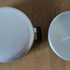 未使用 両手鍋 22cmの画像