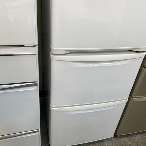 ３ドア冷蔵庫　Panasonic NR-C371N-W