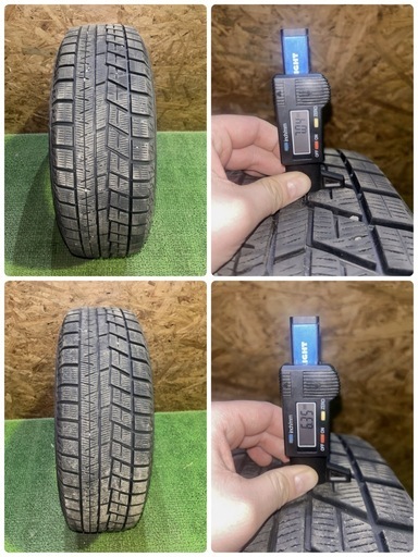 ヨコハマ iceGUARD IG60 195/65R15 4本 2021年製 残溝6〜7mm 中古スタッドレス